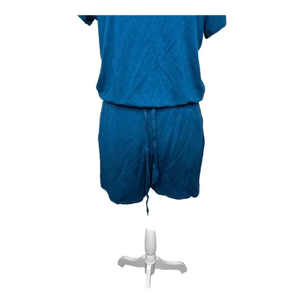 DAILY RITUAL Blue Romper. Size medium. - Picture 4 of 8